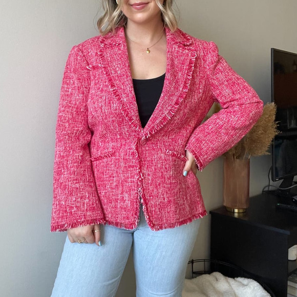 Cinq a Sept Katrice Tweed Blazer - Picture 3 of 5
